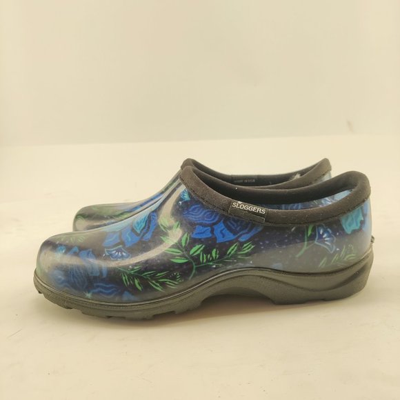 Sloggers - Floral Rubber Clogs - Size 7 - Picture 2 of 7